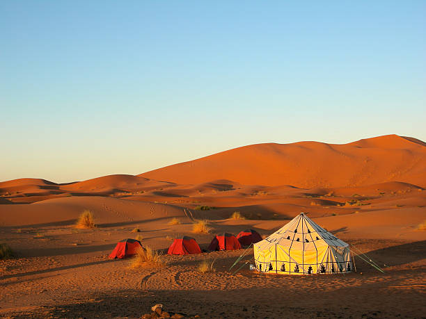 Luxury desert camp in Morocco